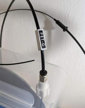 PTFE tubes labels