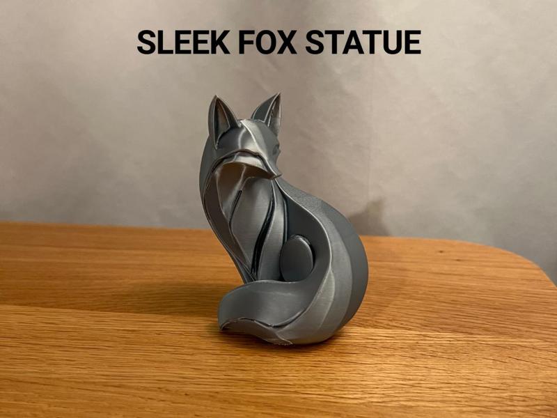 Sleek Fox Statue