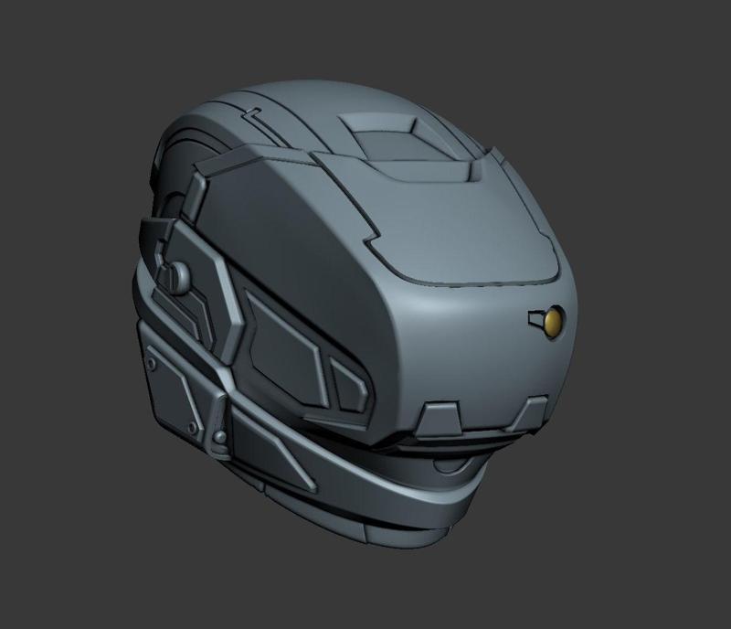 Gungnir helmet 3D print file