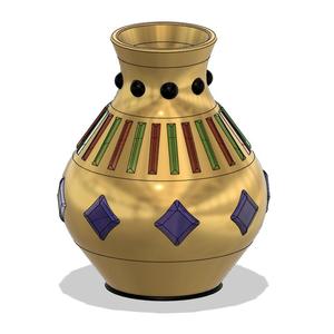 Simple Jeweled Vase.stl