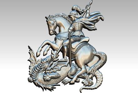 Saint George Sao Jorge 3D print model