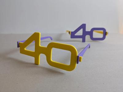 40th Birthday Glasses | REMIX