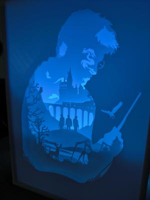 Harry Potter Shadow Box Lamp