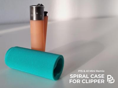 Spiral Clipper Case Remix for P1S & A1 Mini