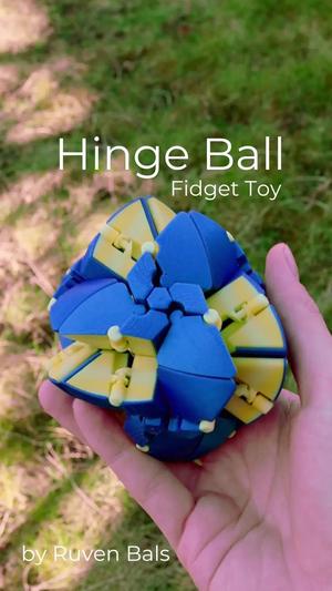 Hinge Ball transforming Fidget Toy