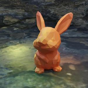 Cute Low Poly Bunny