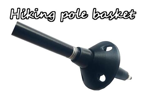 Hiking pole basket