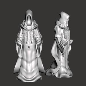 Guild Mage (with Sculptris dummy) (32mm scale)