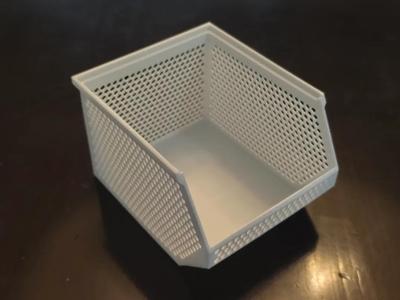 Large Hollow-Out Space-Saving Stackable Storage Box 160*120*190 Scalable Desktop Organizer Rectangular Storage Basket Home Organizer