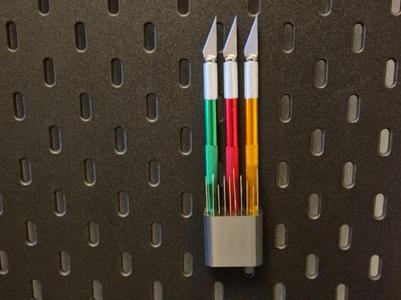 IKEA Skadis scalpel holder