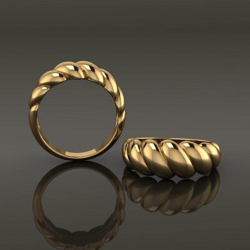 Croissant Ring Band Mix Size