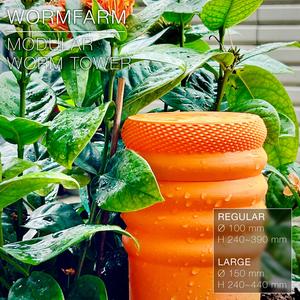 WORMFARM  |  Modular Composting Worm Tower