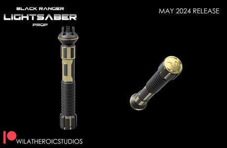 Black Ranger Lightsaber with LED Blade