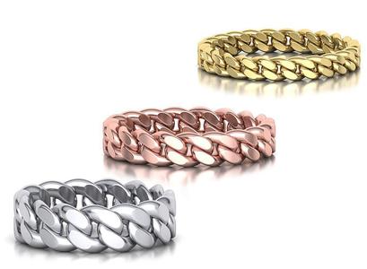 Cuban Ring Chain ring collection with discount