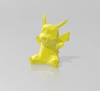 Low Poly Pikachu Pokémon