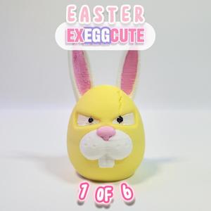 Easter Bunny Exeggcute [1 OF 6] Seasonal Pokemon Fan Art Holiday Decoration Set