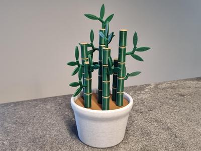 Modular Bamboo with Round Pot