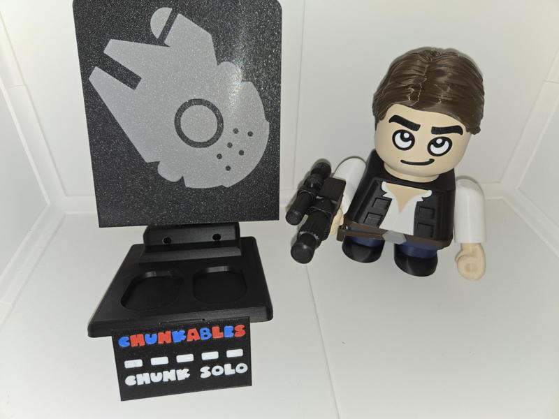 Chunk Solo Multicolor Nameplates and Backer