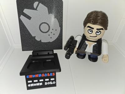 Chunk Solo Multicolor Nameplates and Backer