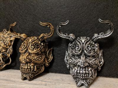 Hannya wall piece