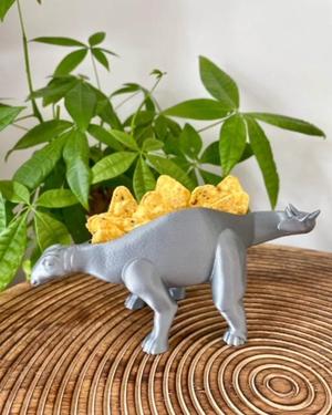 Nachosaurus Snack Dish / Stegosaurus Dinosaur