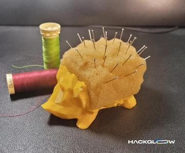 Low Poly Hedgehog Pincushion