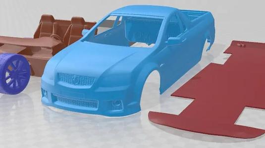 Holden VE II Commodore Ute SSV 2011 Printable Car