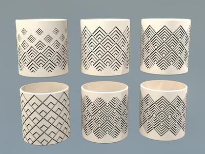 Flower pot pack - " Mountains "