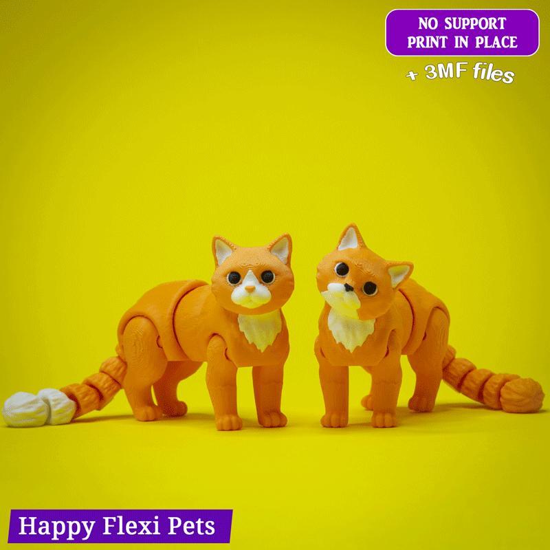 Gelato the flexi realistic cat toy