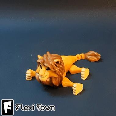 Flexi Print-in-Place Lion, The Lion King, Simba