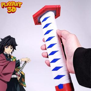COLLAPSING KATANA - GIYU TOMIOKA - DEMONSLAYER - (PRINT IN PLACE + ASSEMBLY VERSION)