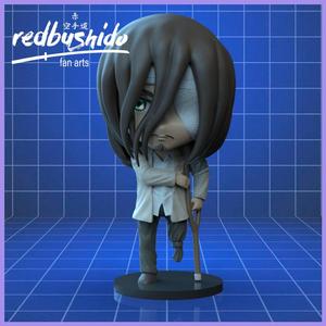 Krueger Eren Jaeger Nendoroid Style FanArt from Shingeki no Kyojin Final Season .STL FILE