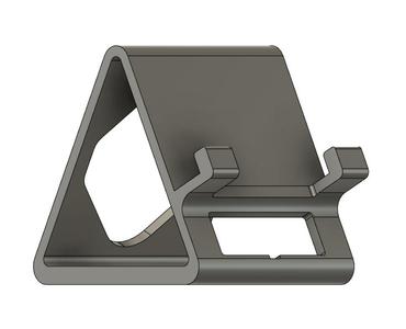 Phone stand w cable slots