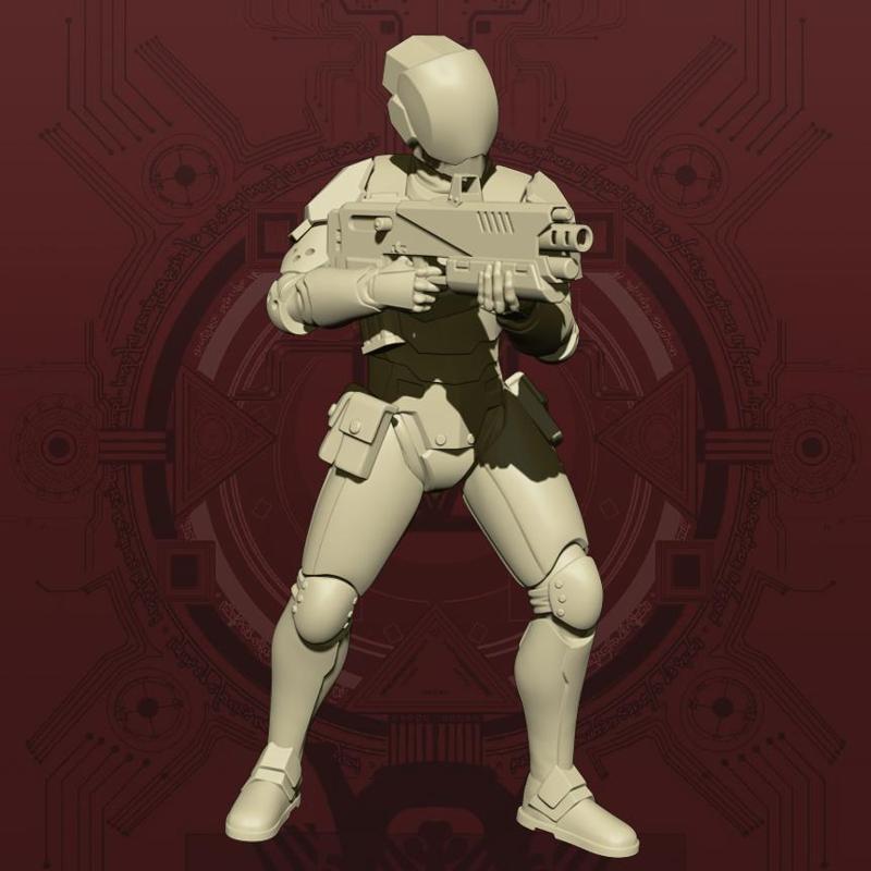 (Mercy’s Reach) Infantry Regular – Firing Pose