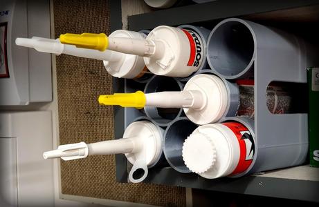 Sealant (caulk) holder – on the shelf