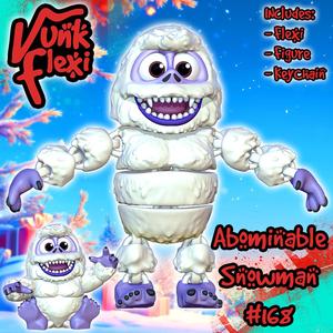 Rudolph The Red-Nosed Reindeer Abominable Snowman MultiColor Flexi Print-In-Place + figure & keychain