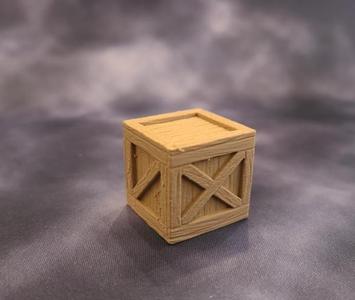 DnD Wooden Crate Prop