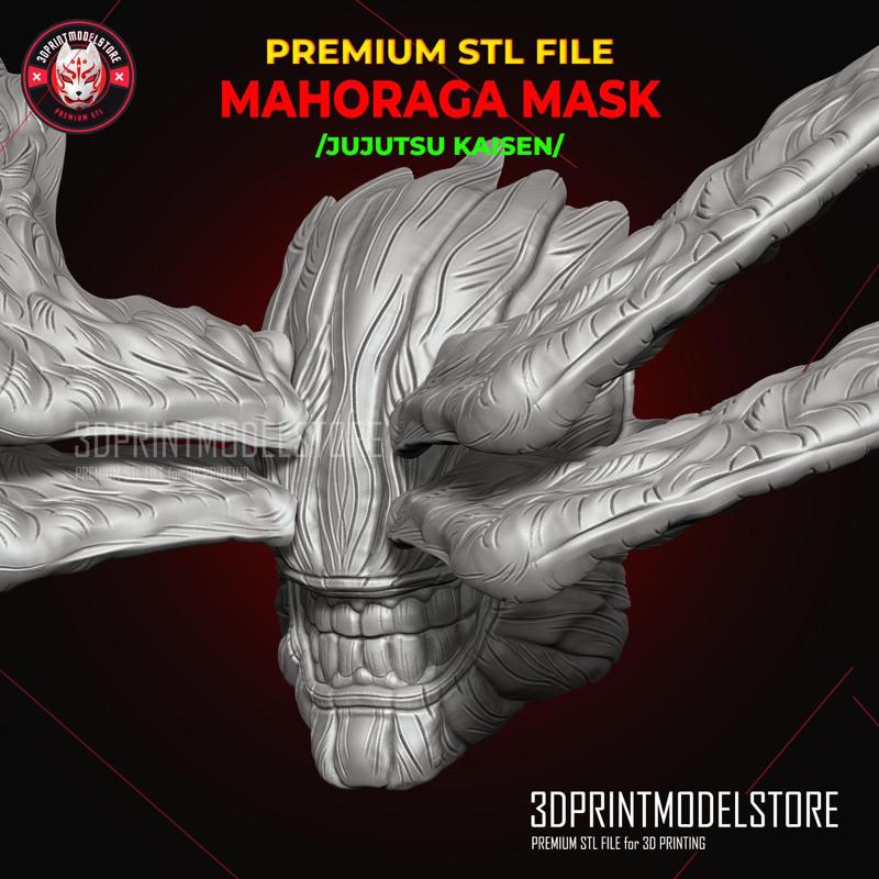 Jujutsu Kaisen Cosplay – Mahoraga Half Mask Halloween