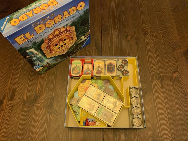 Quest for El Dorado Board Game Organizer Insert