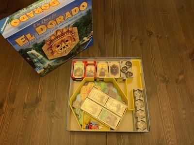 Quest for El Dorado Board Game Organizer Insert