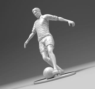 Footballer footstrike 02