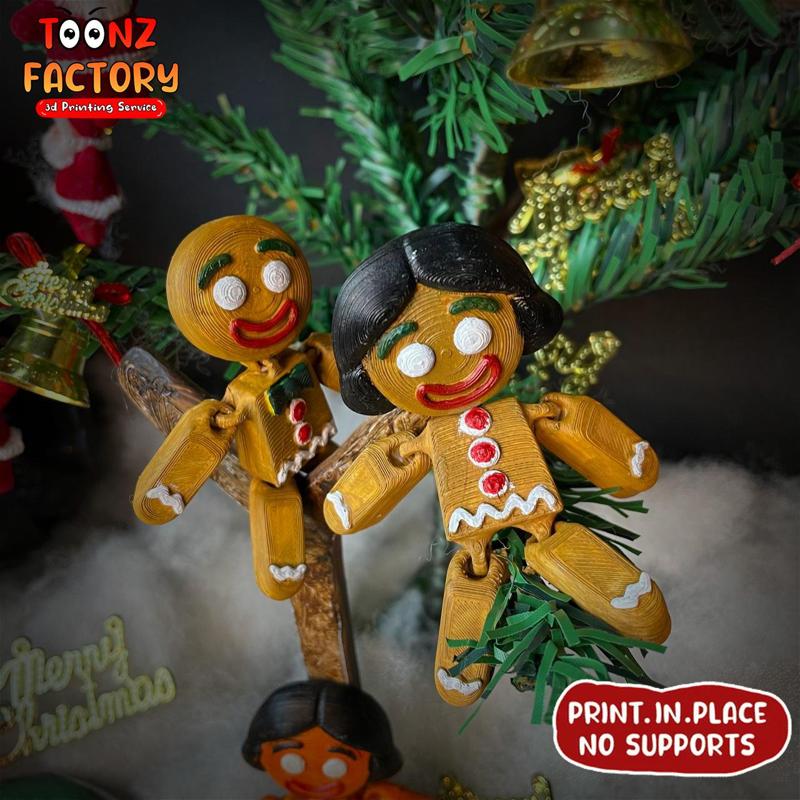 Flexi Cute Gingerbread Couples