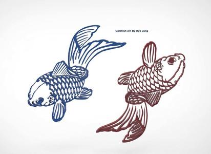 Goldfish Decoration Art
