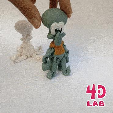 Spongebob's Squidward (Flexible, no supports)