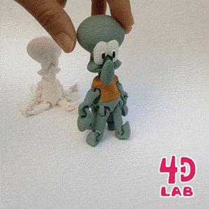 Spongebob's Squidward (Flexible, no supports)