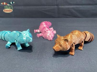 Flexi Tanuki Assembly Kit (Print-in-place)