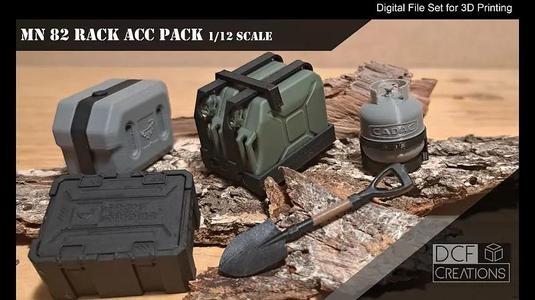 MN 82 LC79 Roofrack Accessory pack 1/12 Scale