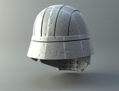 Damaged Rogue helmet – Knights of Ren – Star Wars universe