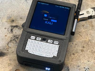 Blackberry Pi – Pi based Kali Linux handheld