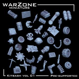 Kitbash Vol01 Ork 40 Unique pieces
